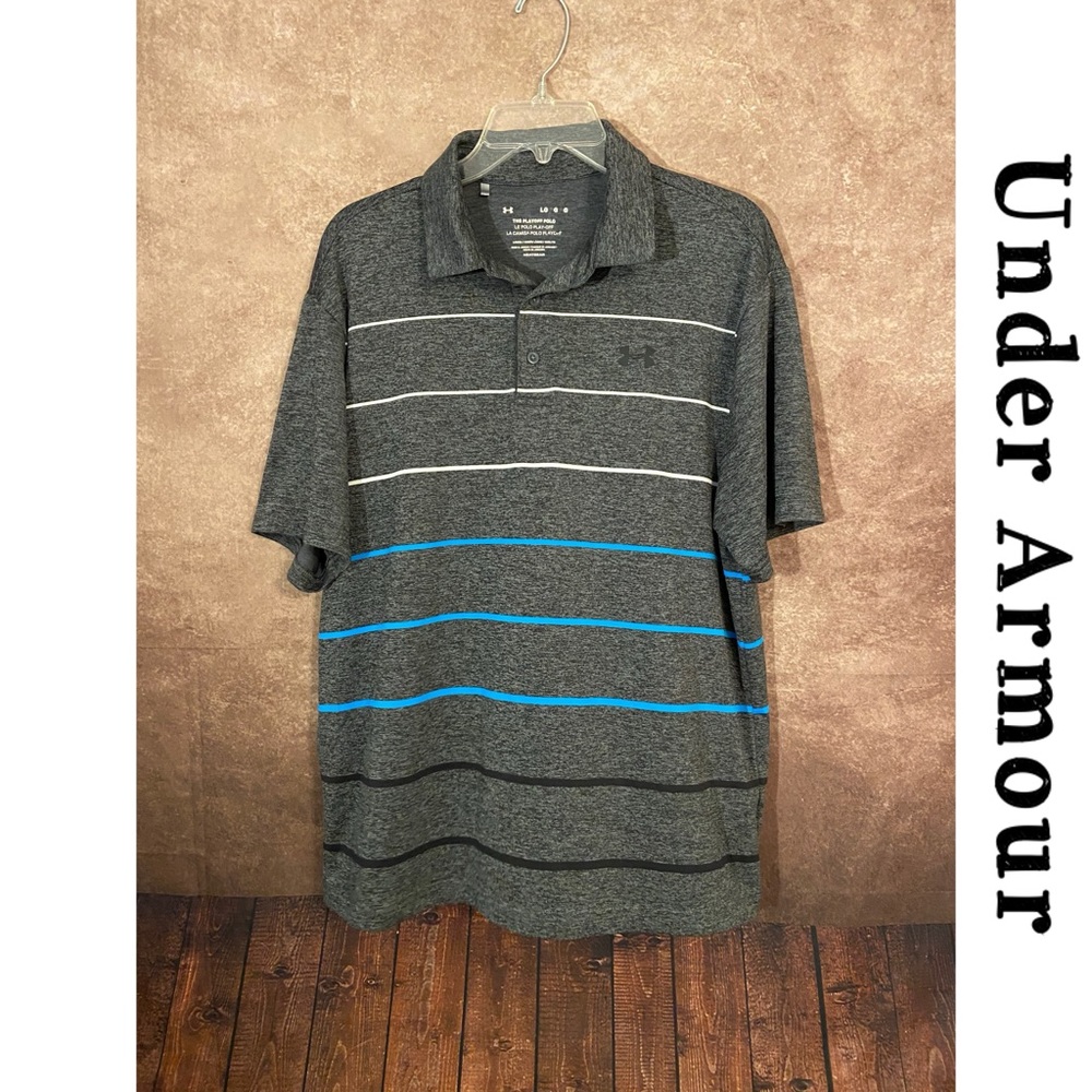 Under Armour~Playoff Polo~Men’s size L~EUC